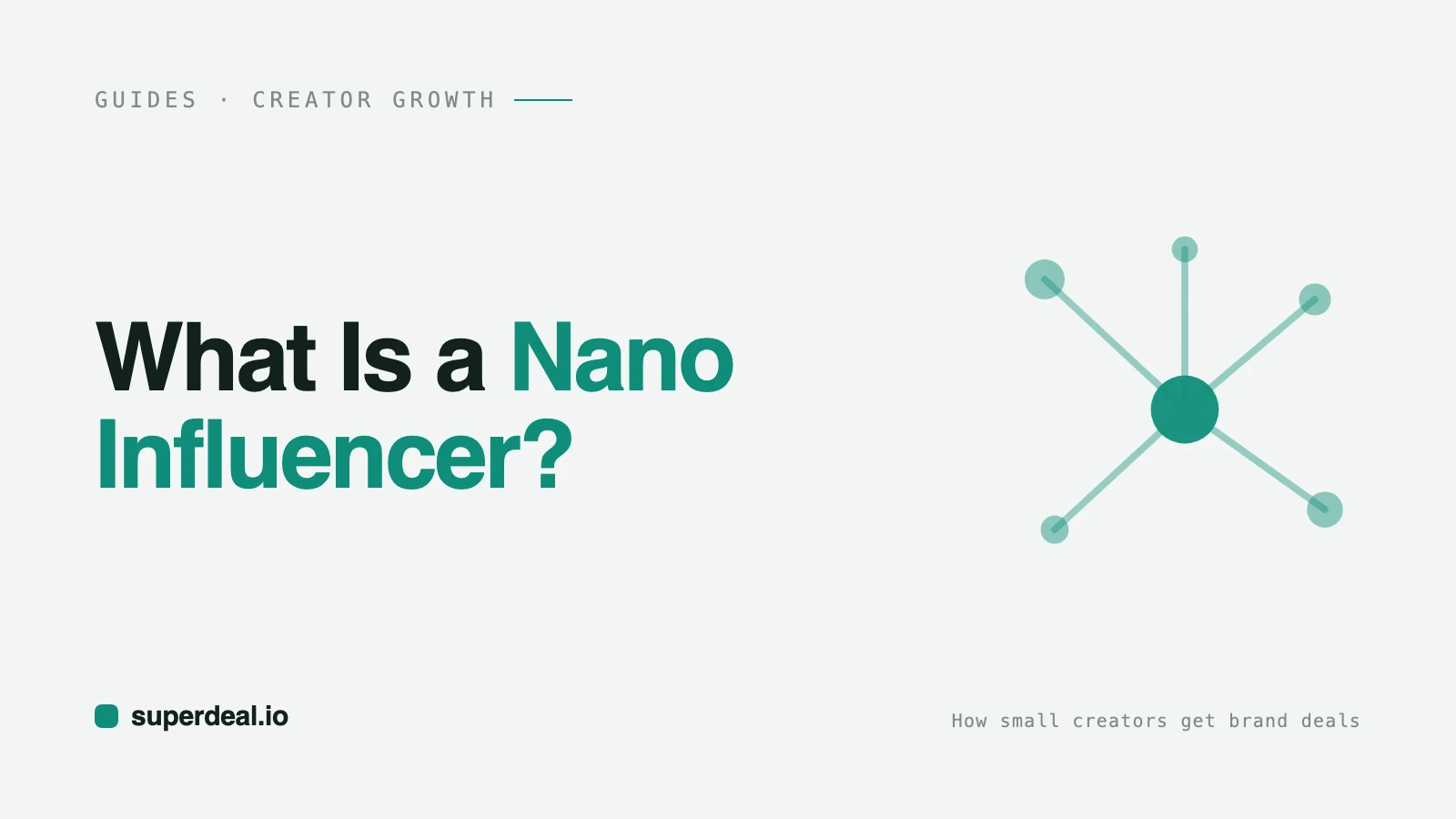 What Is a Nano Influencer? How Small Creators Get Brand Deals