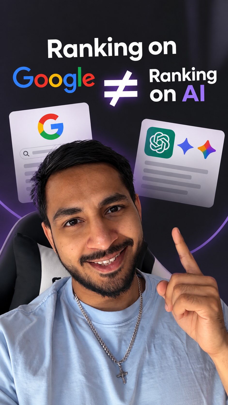 ChatGPT does not just copy Google’s top results, which is why your site can rank on Google and stay invisible.

AI tools use different search engines. Claude leans on Brave Search: about 79% of the pages Claude cites rank in Brave’s top 10, only 34% in Google’s (Profound, 2026). Gemini cited Google’s top 10 about 9% of the time (Ahrefs). So why is your site not showing up on ChatGPT? Wrong index. Which one surprised you?

#techsober #techsoberai #seo #chatgpt #googlesearch